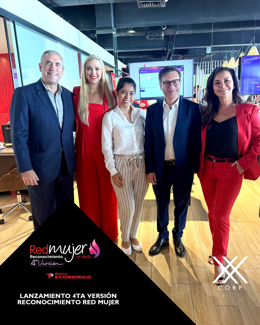 El Banco Económico lanza la 4ta versión del “Reconocimiento Red Mujer” apoyando el emprendimiento femenino en el país
